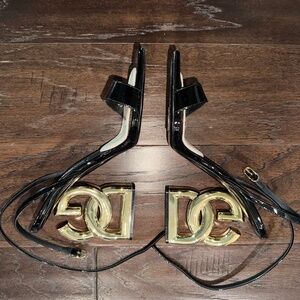 D&G Sandals Logo Heel